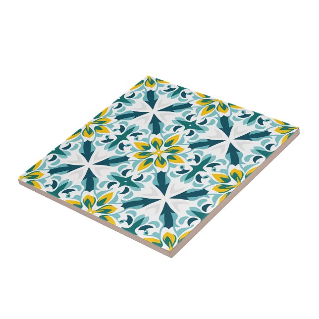 De Cerâmica 💛 💚 VerdeSol Azulejo Harmonia (Lateral)