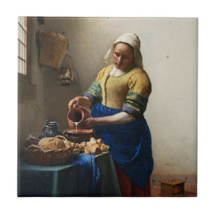 De Cerâmica Vermeer o azulejo do Milkmaid