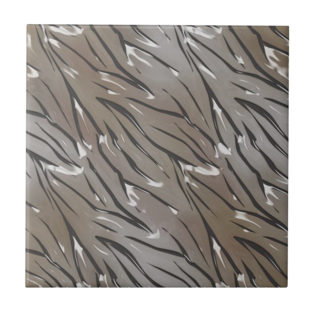 De Cerâmica Vidro, tigre, abstrato, azulejo (Frente)
