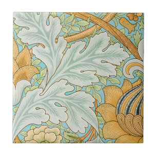 De Cerâmica Vintage Floral Leaf Azulejo Cerâmico