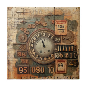 De Cerâmica Vintage Industrial Grunge Azulejo