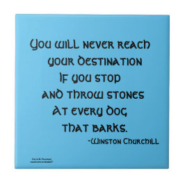 DE CERÂMICA  VOCÊ NUNCA CHEGARÁ A CHURCHILL CERAMIC AZULEJO