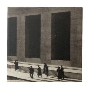 De Cerâmica Wall Street (por Paul Strand, 1915) Azulejo Cerâmi