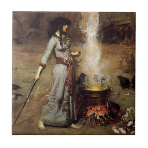 De Cerâmica Waterhouse O Azulejo Do Círculo Mágico