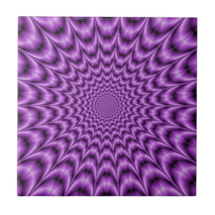 De Cerâmica Web explosiva no azulejo roxo