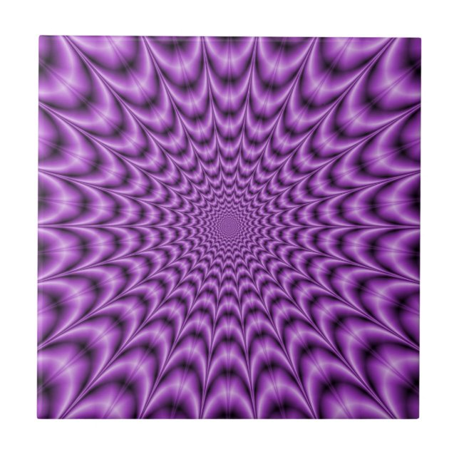 De Cerâmica Web explosiva no azulejo Roxo (Frente)
