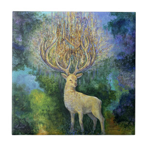 De Cerâmica White Stag 6x6 Azulejo cerâmico