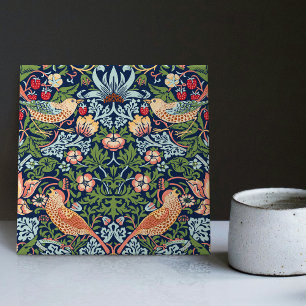De Cerâmica William Morris Strawberry Thef Azulejo cerâmico