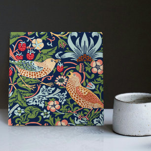 De Cerâmica William Morris Strawberry Thef Azulejo cerâmico