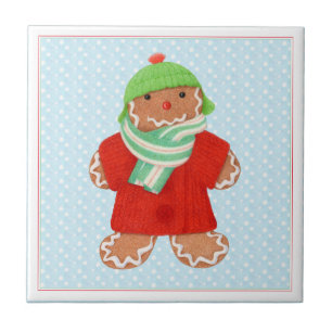 De Cerâmica WOOLIE GINGERBREAD 4.25x4.25 Azulejo cerâmico + ne