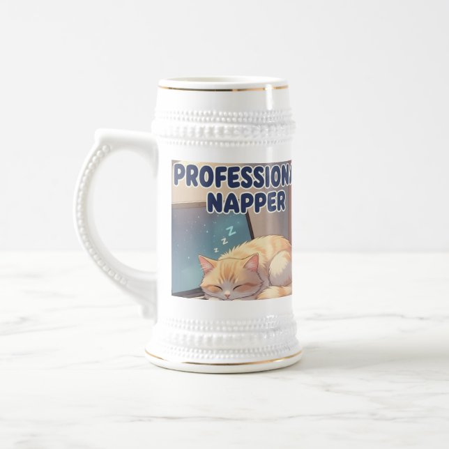 De Cerveja Cachorro Profissional em Soneca Caneca Engraçada d (Esquerda)
