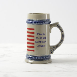 De Cerveja Caneca americana da bandeira da cidadania