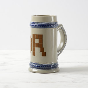 De Cerveja CANECA cinzento/azul BRASIL CHOCOLATE