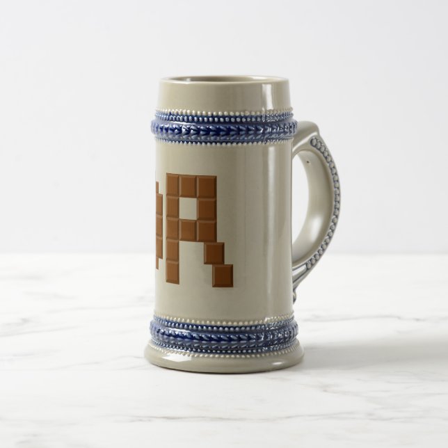 De Cerveja CANECA cinzento/azul BRASIL CHOCOLATE (Frente Esquerda)