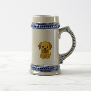 De Cerveja caneca com cachorro e gato