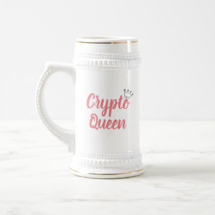 De Cerveja Caneca cripto da senhora Cryptocurrency Coroa $ do