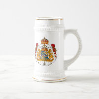 Caneca da brasão da suecia