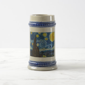 De Cerveja Caneca da noite estrelado