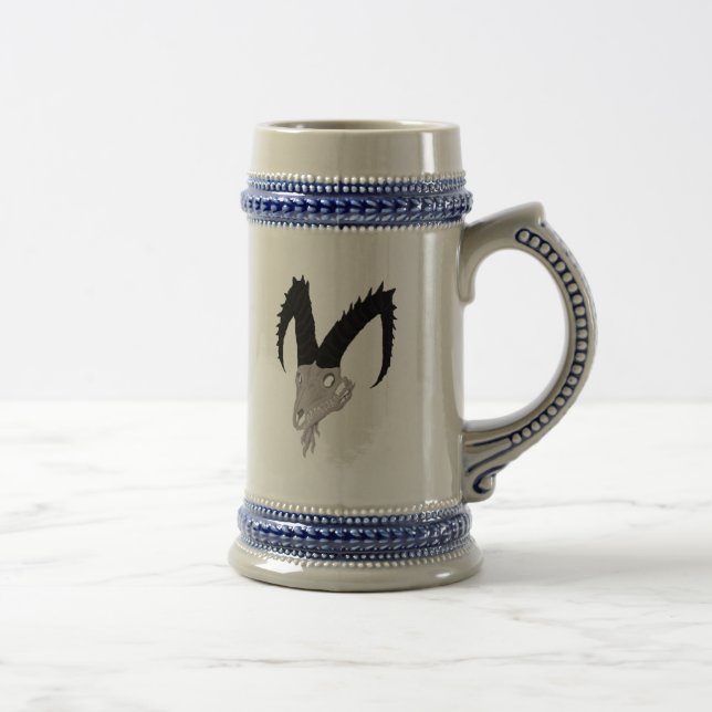 De Cerveja Caneca do crânio da cabra do demónio (Direita)
