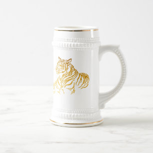 De Cerveja Caneca Dourado do tigre