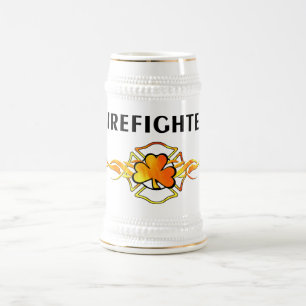 De Cerveja Caneca irlandesa do sapador-bombeiro