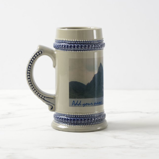De Cerveja Caneca personalizada Pitons (Esquerda)