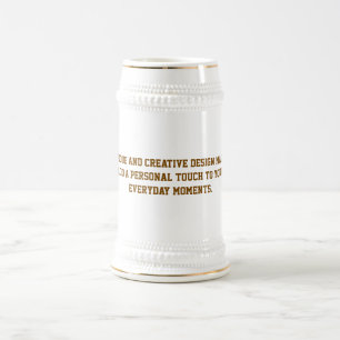 De Cerveja Crie Seu Próprio Caneca Gigante