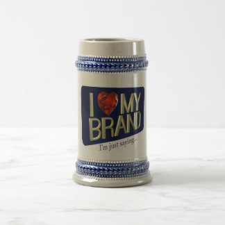 De Cerveja Eu amo minha caneca da marca