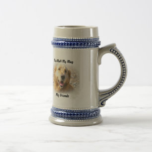 De Cerveja Meu Vira-Lata Minha Caneca Meus Amigos.