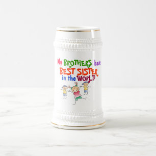 De Cerveja Os irmãos têm a melhor caneca da irmã
