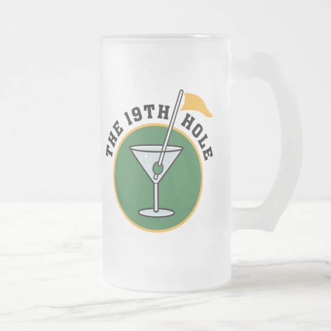 De Cerveja Vidro Jateado 19o Caneca do furo (Direita)