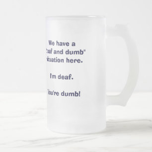 De Cerveja Vidro Jateado A caneca do Deb