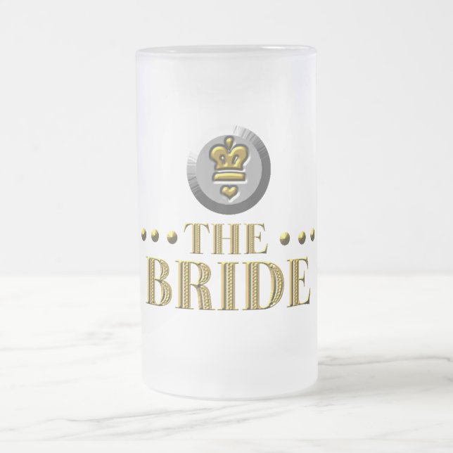 DE CERVEJA VIDRO JATEADO A CANECA ROYALE DA NOIVA (Centro)