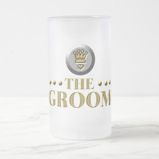 DE CERVEJA VIDRO JATEADO A CANECA ROYALE DO NOIVO