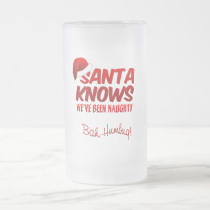 De Cerveja Vidro Jateado BAH HUMBUG caneca travessa