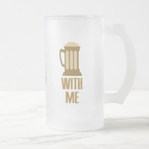 De Cerveja Vidro Jateado Beer com minha caneca - escolha estilo e cor