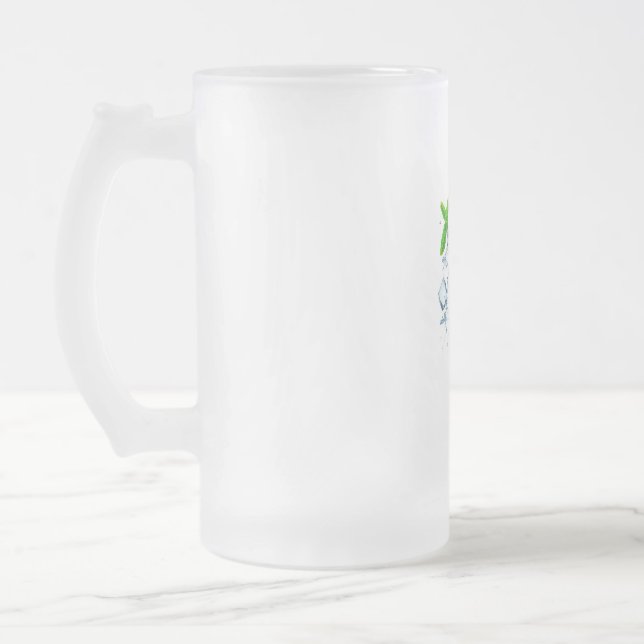 De Cerveja Vidro Jateado Caneca (Esquerda)