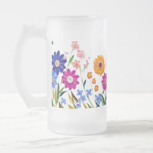 De Cerveja Vidro Jateado Caneca (Esquerda)