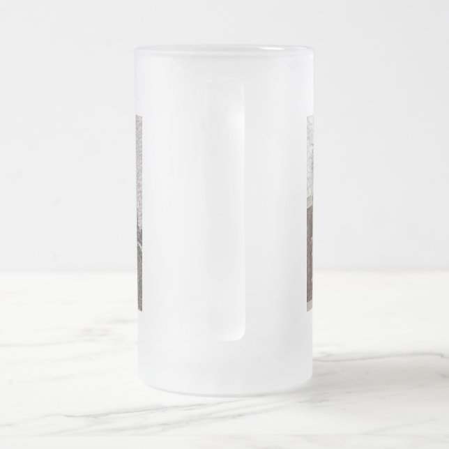 De Cerveja Vidro Jateado Caneca (Alça)