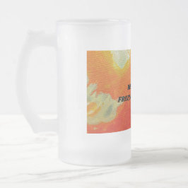 De Cerveja Vidro Jateado caneca