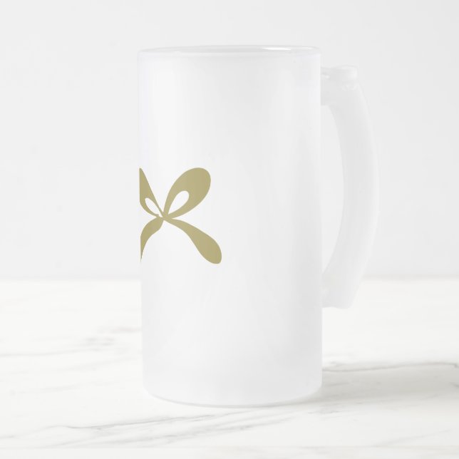 De Cerveja Vidro Jateado Caneca (Frente Esquerda)