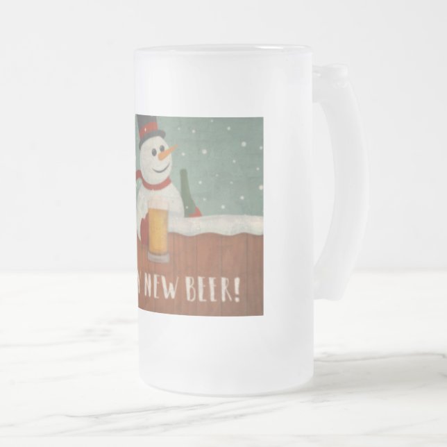 De Cerveja Vidro Jateado Caneca (Frente Esquerda)