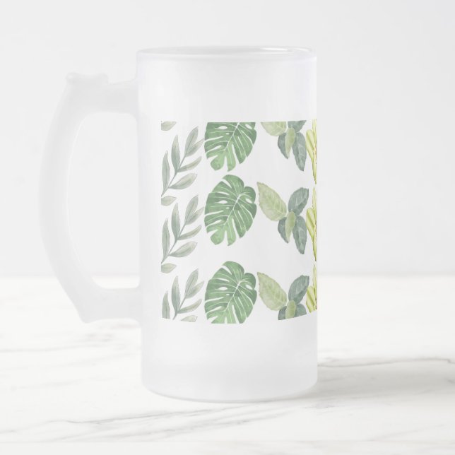De Cerveja Vidro Jateado caneca (Esquerda)