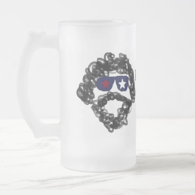 De Cerveja Vidro Jateado Caneca (Esquerda)