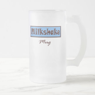 De Cerveja Vidro Jateado Caneca (azul) do batido
