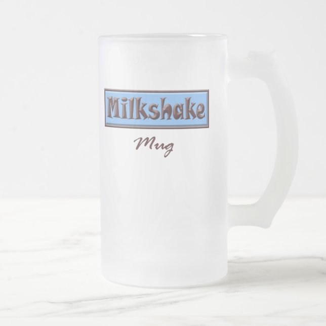 De Cerveja Vidro Jateado Caneca (azul) do batido (Direita)