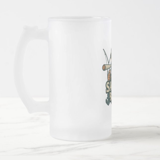 De Cerveja Vidro Jateado Caneca Clássica Salty Buzz, 330 ml (Esquerda)