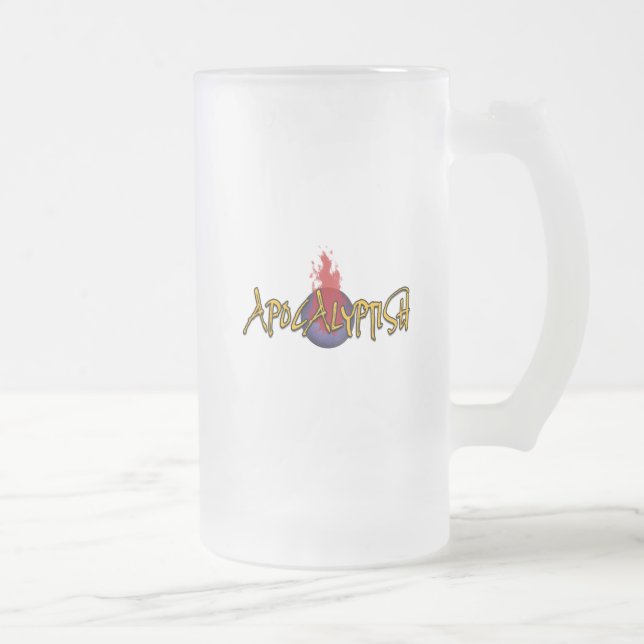 De Cerveja Vidro Jateado Caneca com Gelo Apocalíptico (Direita)