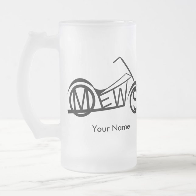 De Cerveja Vidro Jateado Caneca Congelada (Esquerda)