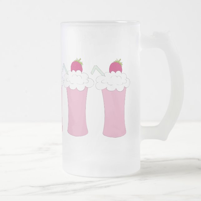 De Cerveja Vidro Jateado Caneca da agitação do vison do fosco do (Direita)